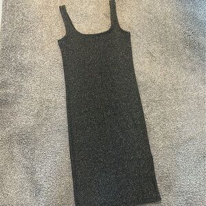 Zara trafaluc spring/summer 2017 tank dress bodycon dress silver